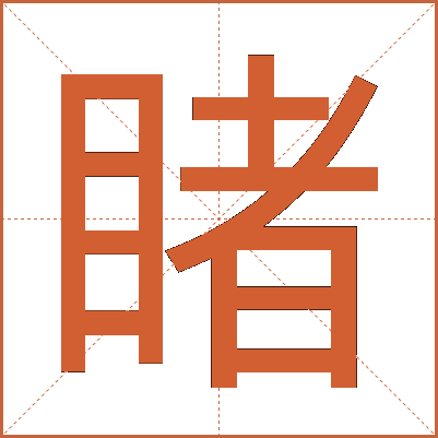 睹